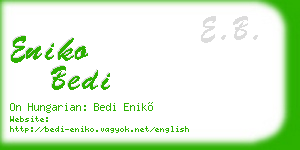 eniko bedi business card